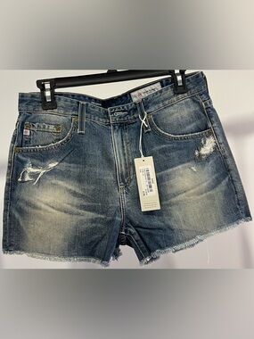 A-GED Denim Adriano Goldschmied The Sadie High Rise Short